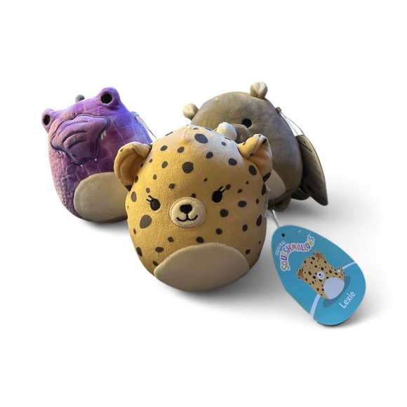 Squishmallows Pet Plush Trio - Purple, Brown, Tan - Picture 3 of 8